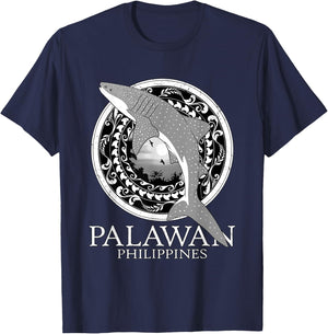 Whale Shark Philippines Palawan T-Shirt - T-Shirt | Navy