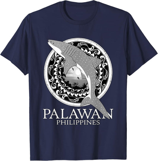 Whale Shark Philippines Palawan T-Shirt - T-Shirt | Navy