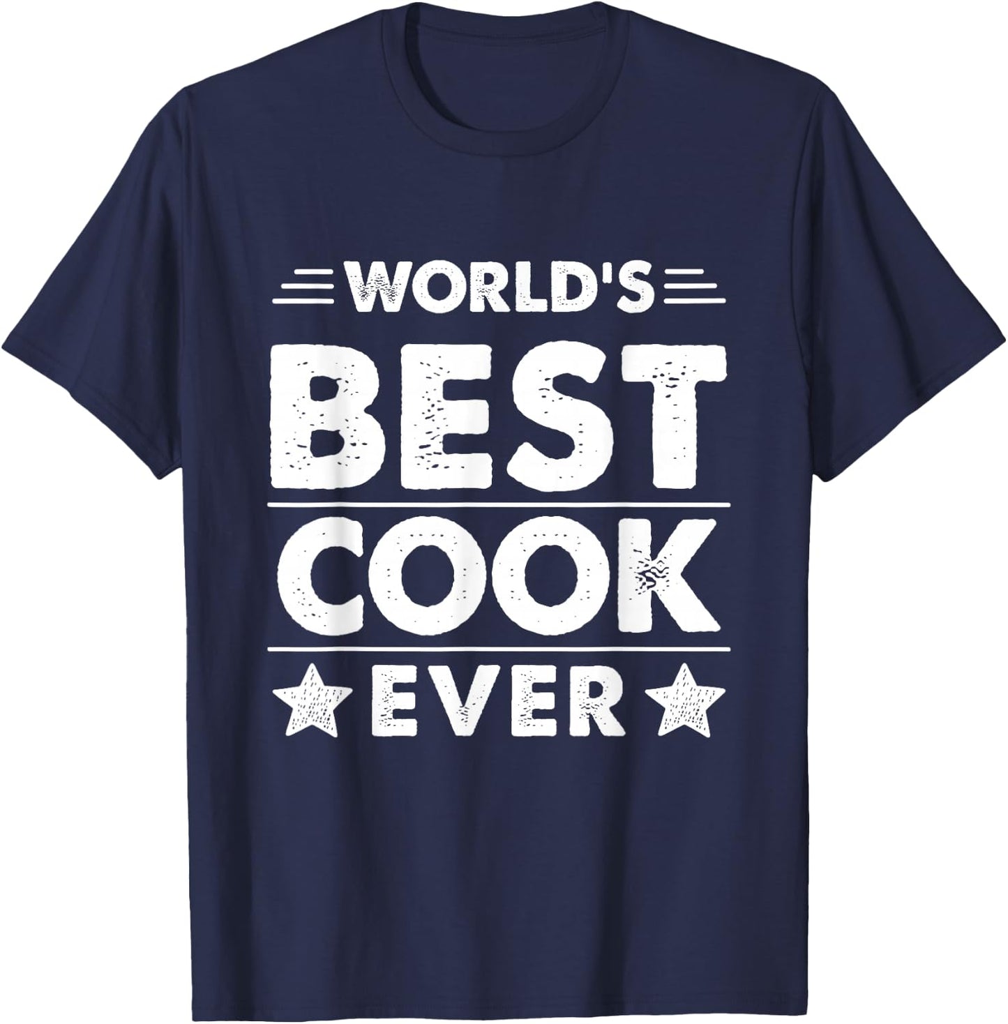 World's Best Cook Ever T-Shirt - T-Shirt | Navy