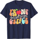 Retro Front Office Dream Team Groovy School Secretary Squad T-Shirt - T-Shirt | Navy