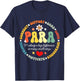 Paras Make It Possible Paraprofessional Teacher Assistant T-Shirt - T-Shirt | Navy
