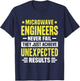 Microwave Engineer Engineering Funny Design Never Fail They T-Shirt - T-Shirt | Navy