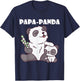 Father's Day - Papa Panda T-Shirt - T-Shirt | Navy