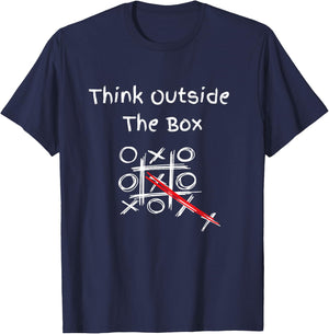 Think Outside The Box Shirt T-Shirt - T-Shirt | Navy