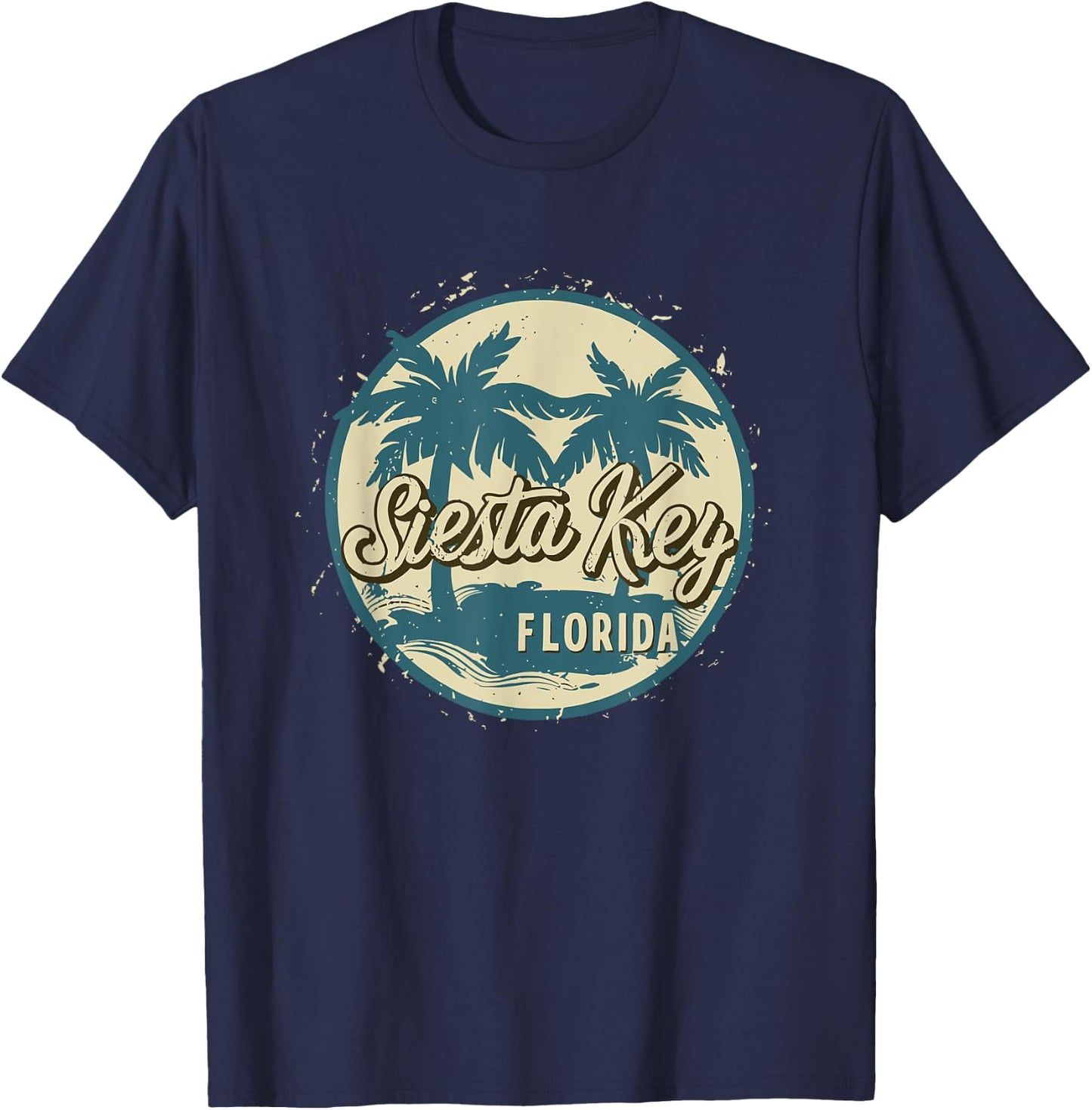 Siesta Key Florida T-Shirt - T-Shirt | Navy