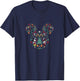 Kids Disney Mickey And Friends Christmas Icon Holiday Toddler T-Shirt - T-Shirt | Navy