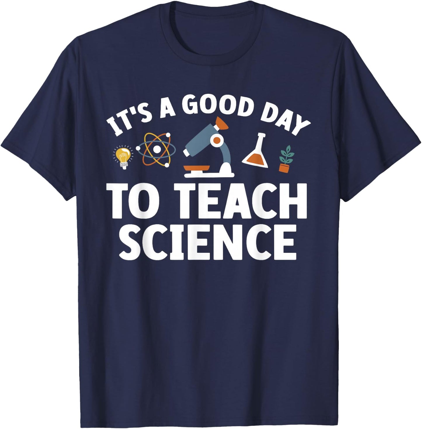 Funny Science Teacher Art Women Nerd Physics Teacher T-Shirt - T-Shirt | Navy