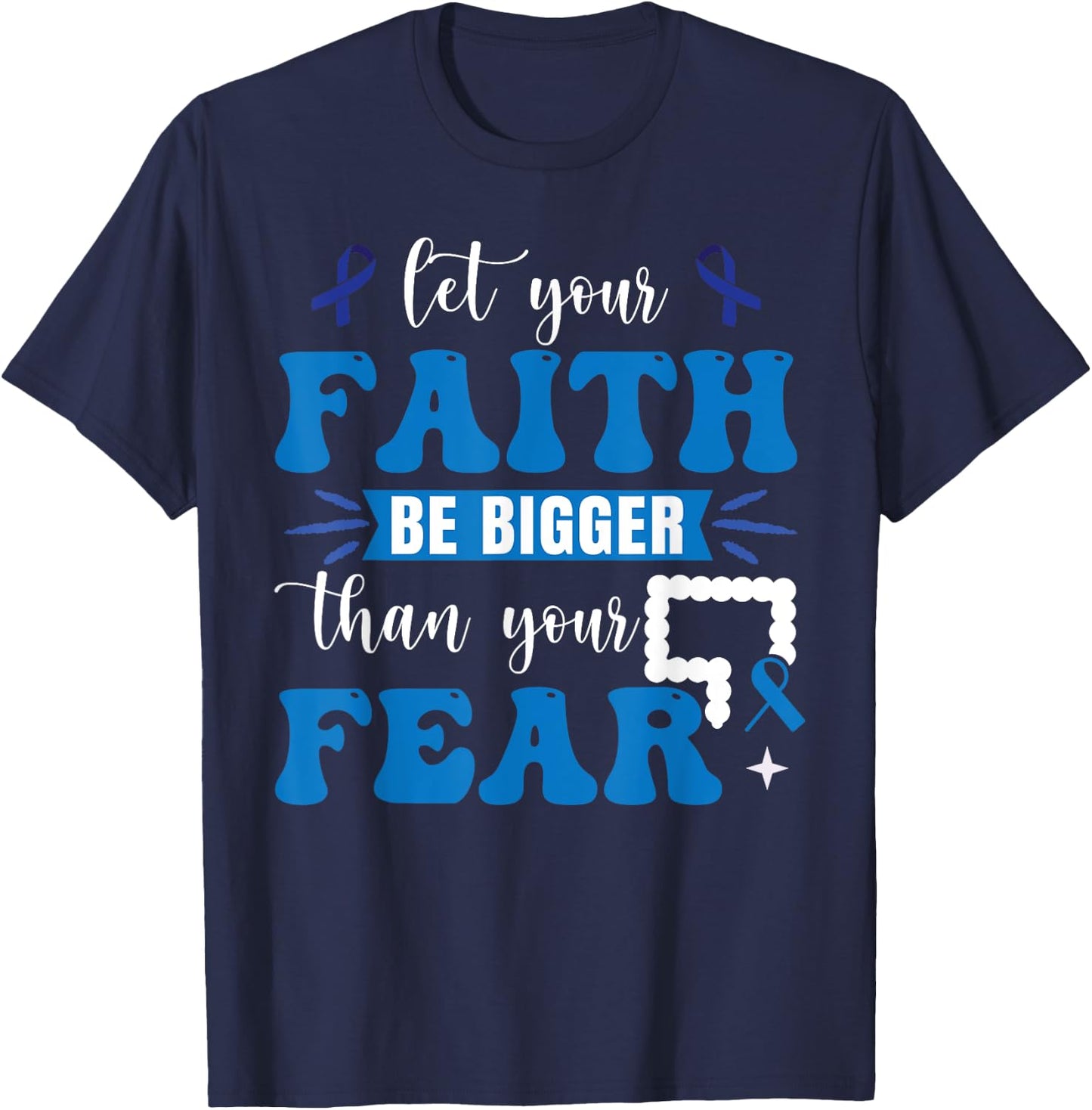 Colon Cancer Survivor T-Shirt - T-Shirt | Navy