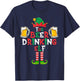 The Beer Drinking Elf, Funny Matching Family Group Christmas T-Shirt - T-Shirt | Navy