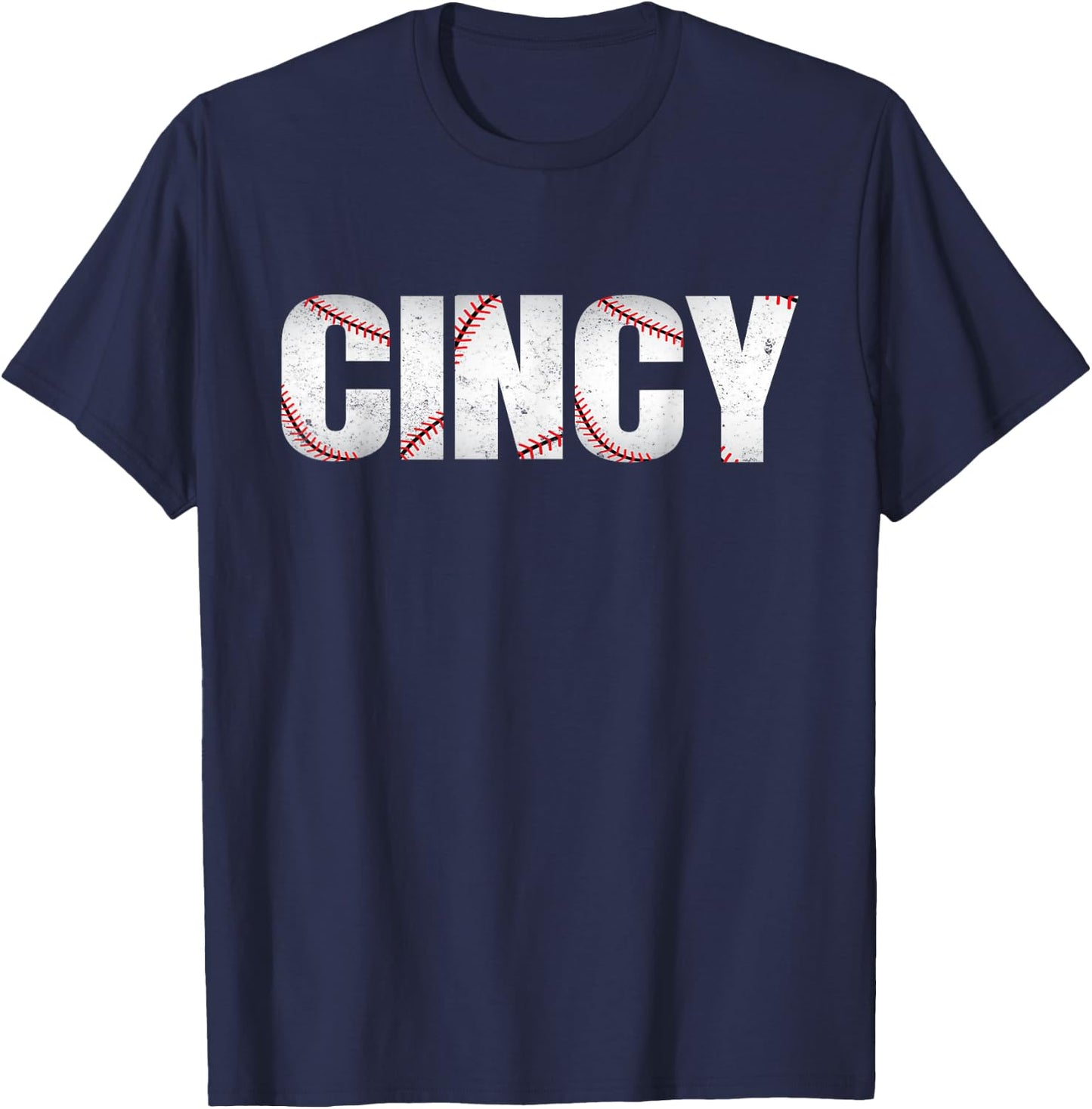 Cincy OH Queens Chip City Vintage Classic Cincinnati T-Shirt - T-Shirt | Navy