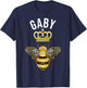 Gaby Name Gaby Birthday Gifts Queen Crown Bee Gaby T-Shirt - T-Shirt | Navy