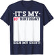 It's My 10th Birthday 10 Years Old Birthday Party Sign My T-Shirt - T-Shirt | Navy