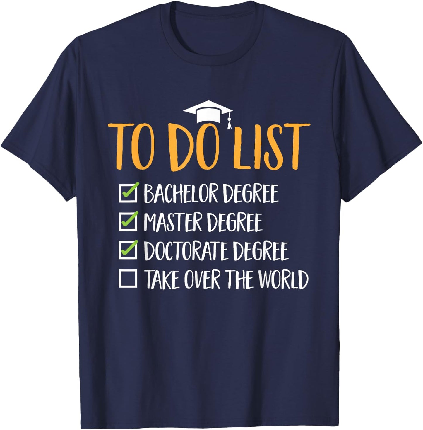PhD Graduate Ph.D T-Shirt - T-Shirt | Navy
