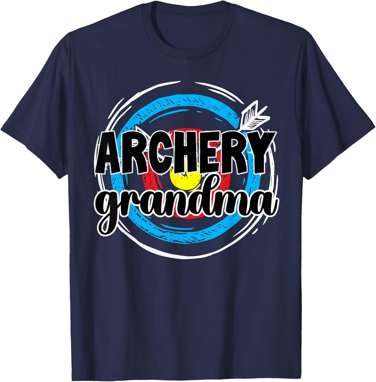 Archery Grandma Of An Archer Grandmother T-Shirt - T-Shirt | Navy