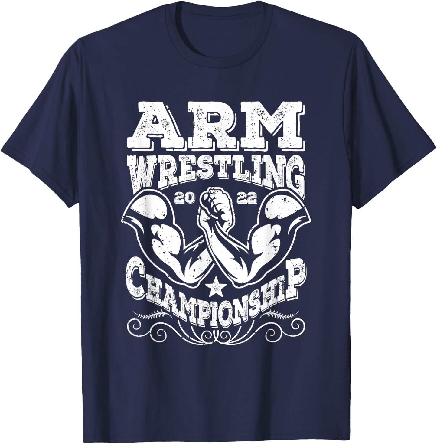 Arm Wrestling Championship T-Shirt - T-Shirt | Navy