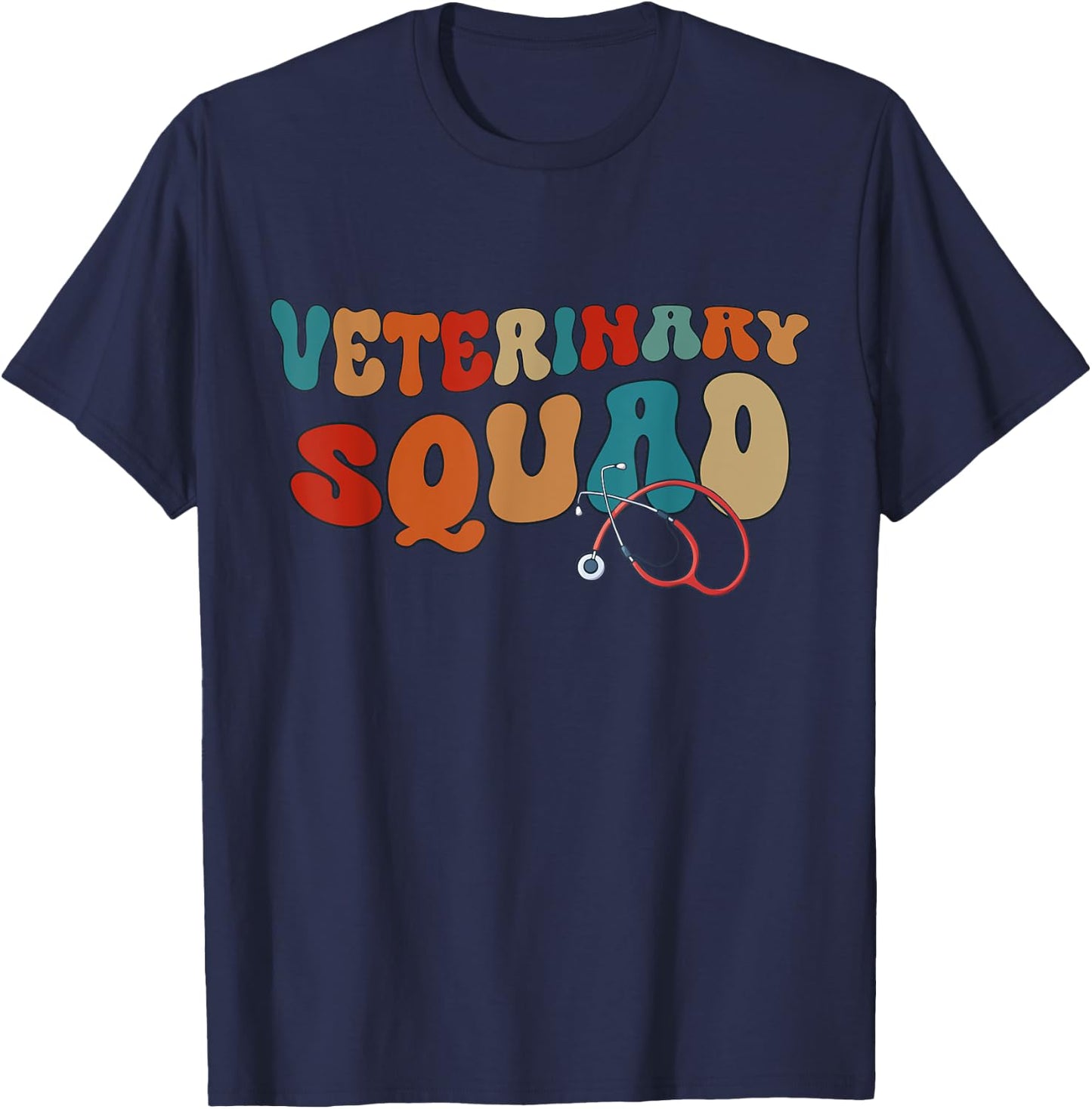 Veterinary Squad Design Veterinary Medicine Assistant T-Shirt - T-Shirt | Navy