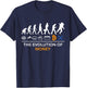 The Evolution Of Money Funny Bitcoin Ripple XRP To The Moon T-Shirt - T-Shirt | Navy