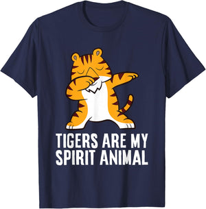 Tigers Are My Spirit Animal T-Shirt - T-Shirt | Navy