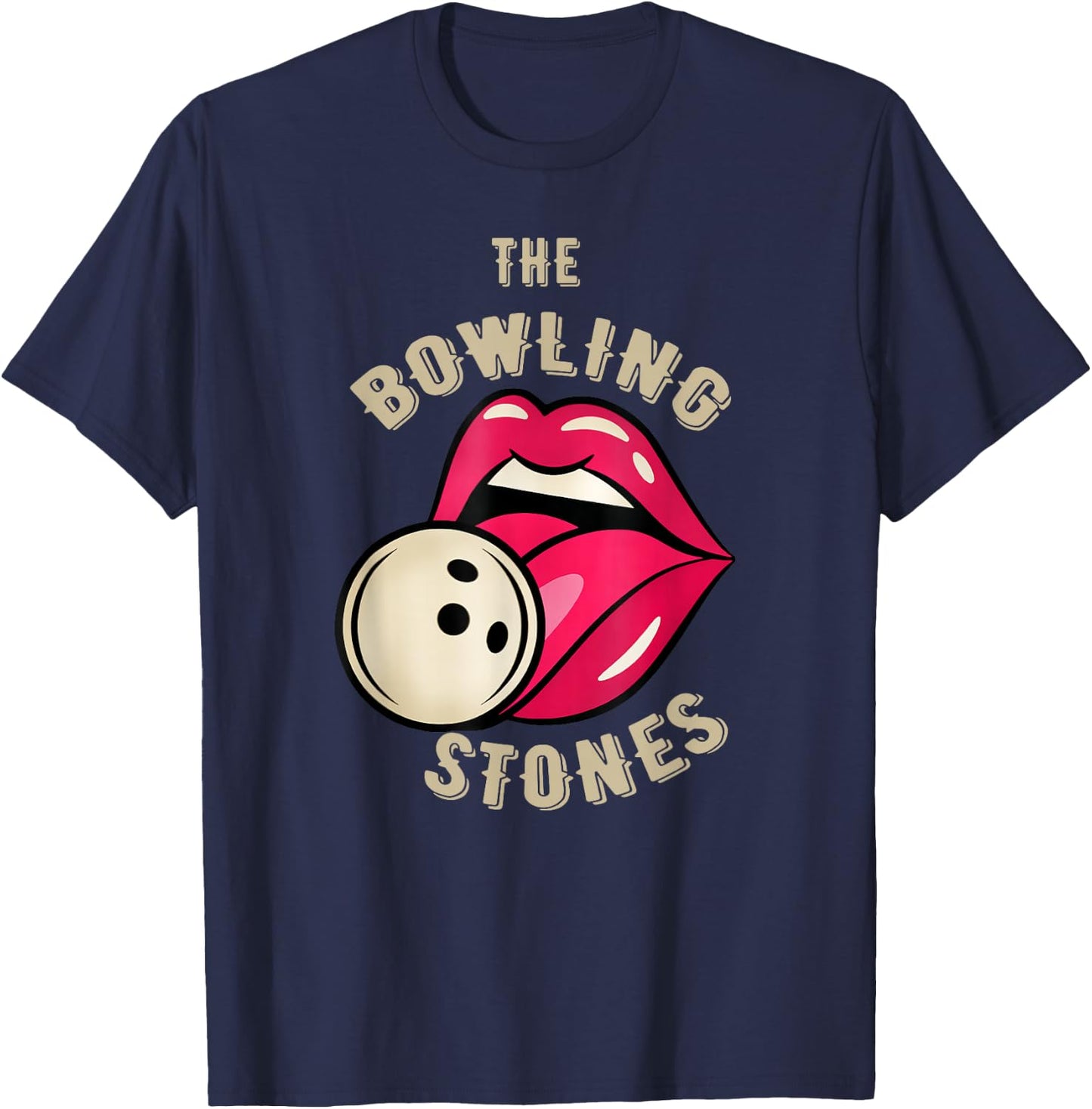 The bowling stone bowling T-Shirt - T-Shirt | Navy