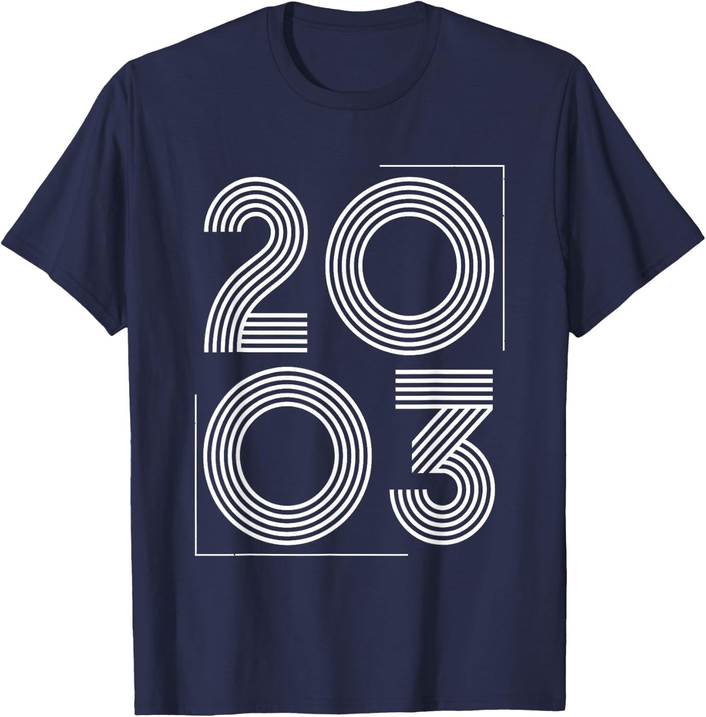 Vintage 2003 T Shirts Retro Funny 2003 Birthday T-Shirt - T-Shirt | Navy