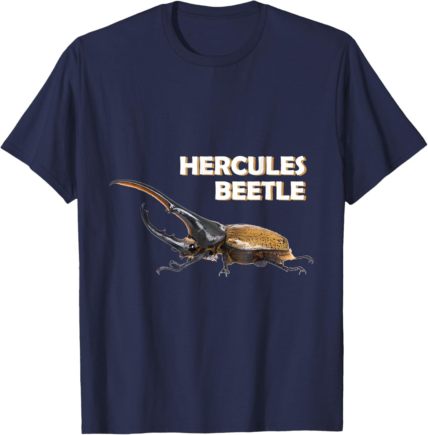 Hercules Beetle Bug Photo T-Shirt - T-Shirt | Navy