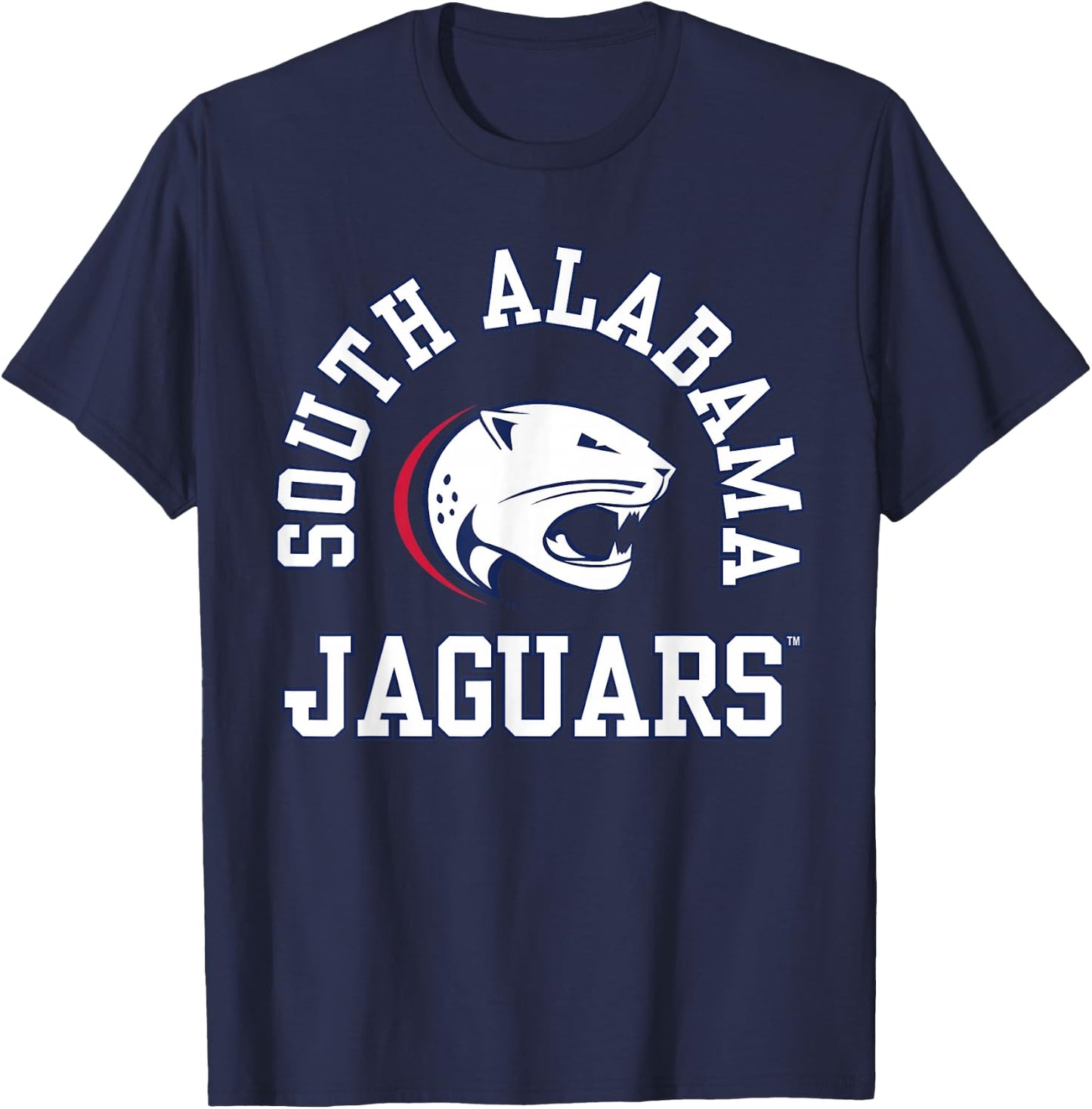 South Alabama Jaguars | Official NCAA Merch | NCAFSAL03 T-Shirt - T-Shirt | Navy