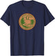 Civilian Conservation Corps CCC Logo Retro Outdoors 1930s T-Shirt - T-Shirt | Navy