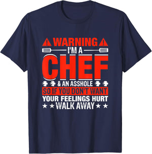 Warning I'm An Asshole So If You Adult Humor T-Shirt - T-Shirt | Navy