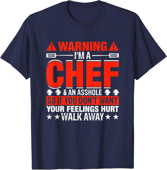 Warning I'm An Asshole So If You Adult Humor T-Shirt - T-Shirt | Navy