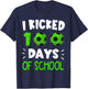 I Kicked 100 Days Of School Soccer 100Th Day Sport Kids Boys T-Shirt - T-Shirt | Navy