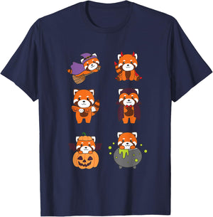 Red Panda Halloween Costume Red Pandas Halloween T-Shirt - T-Shirt | Navy