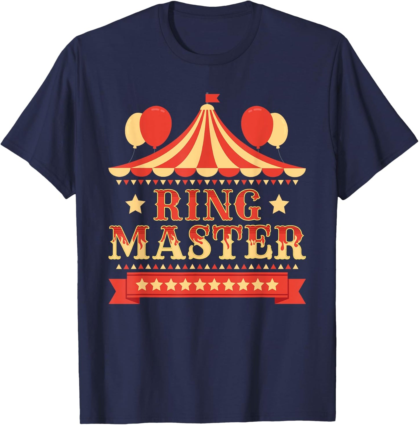 Ringmaster - Circus Birthday Party Circus Costume Small T-Shirt - T-Shirt | Navy