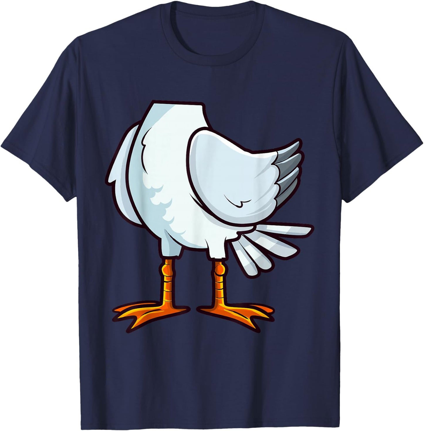 Seagull Funny Halloween Costume Party Cosplay Seabirds Kids T-Shirt - T-Shirt | Navy