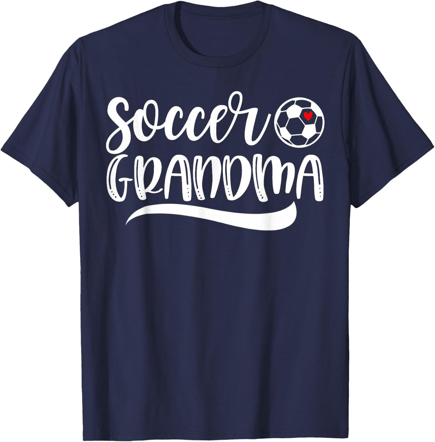 Funny Soccer Grandma Soccer Lover Mother's Day T-Shirt - T-Shirt | Navy