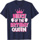 Niece Of The Birthday Queen Celebration Family Matching T-Shirt - T-Shirt | Navy