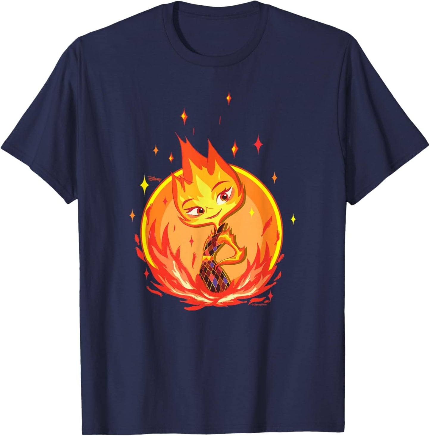 Elemental - Ember Badge T-Shirt - T-Shirt | Navy