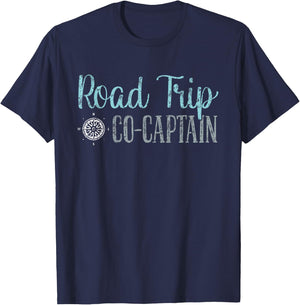 Road Trip Co Captain Road Trip T-Shirt - T-Shirt | Navy