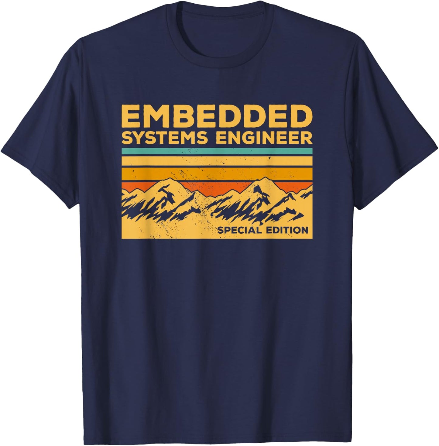 Vintage Embedded Systems Engineer T-Shirt - T-Shirt | Navy