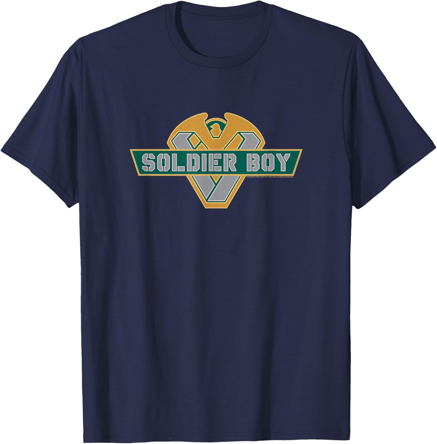 The Boys Soldier Boy Crest T-Shirt - T-Shirt | Navy