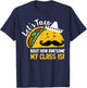 Lets Taco Bout My Awesome Class Funny Cinco De Mayo Teacher Women Girls Kids T-Shirt - T-Shirt | Navy