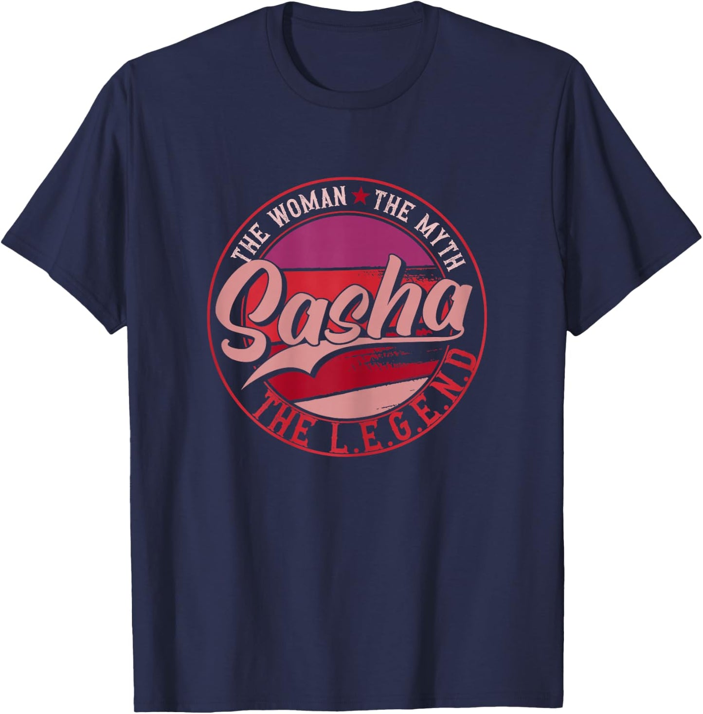 Sasha the Lady of Myth the Legend T-Shirt - T-Shirt | Navy