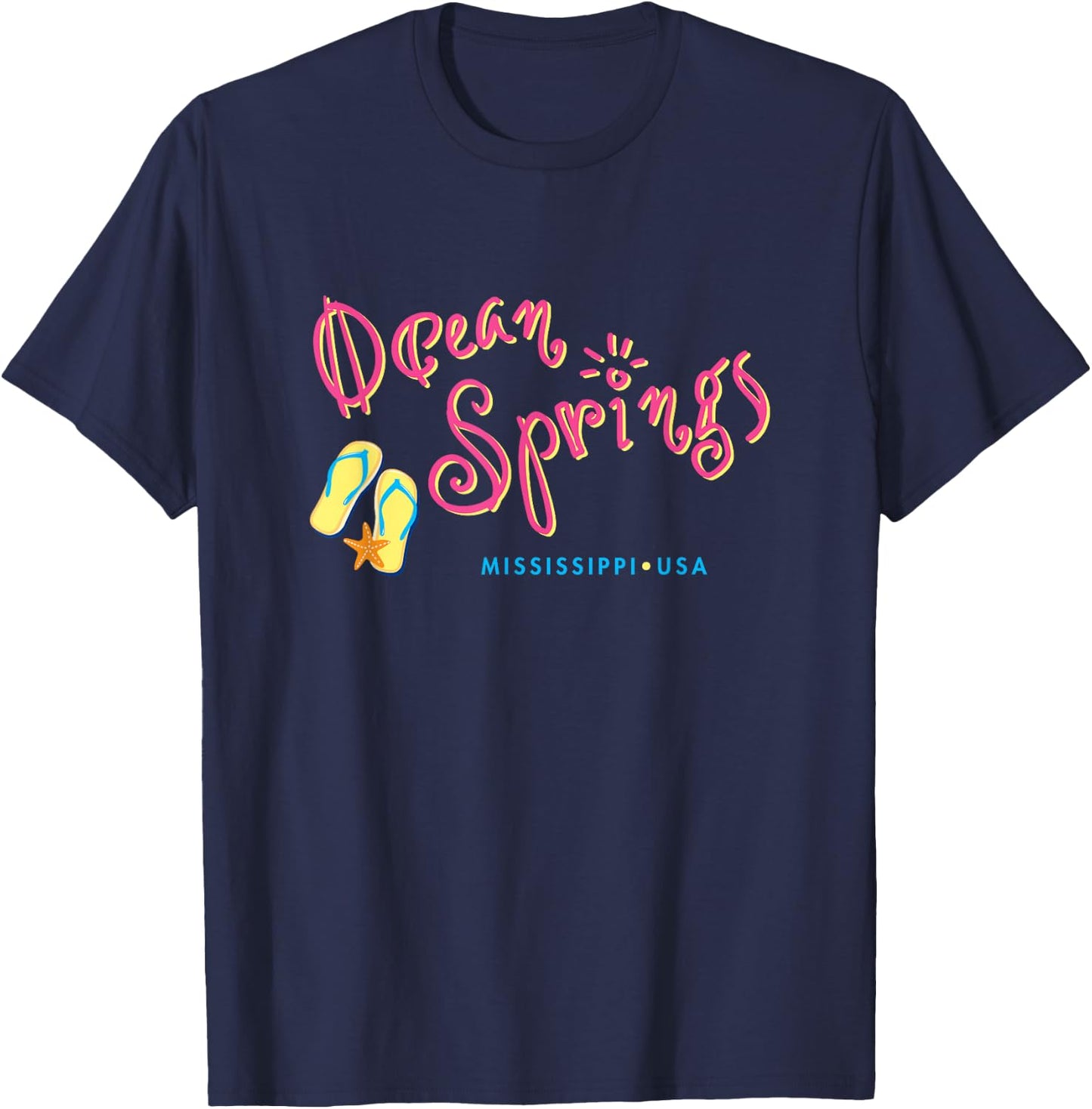 Ocean Springs Mississippi T-Shirt - T-Shirt | Navy