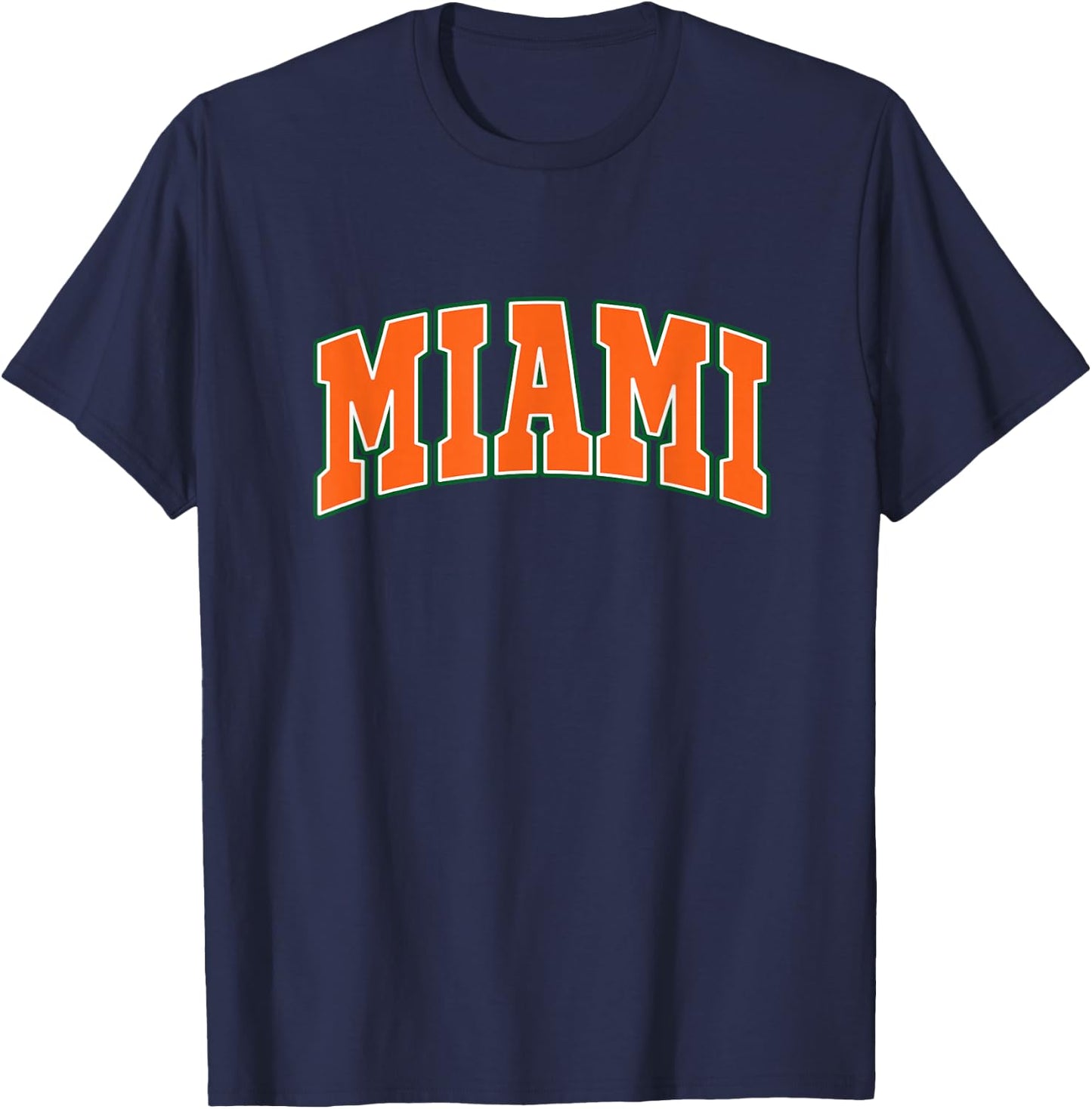 MIAMI - Hometown Pride - Throwback Design - Classic T-Shirt - T-Shirt | Navy