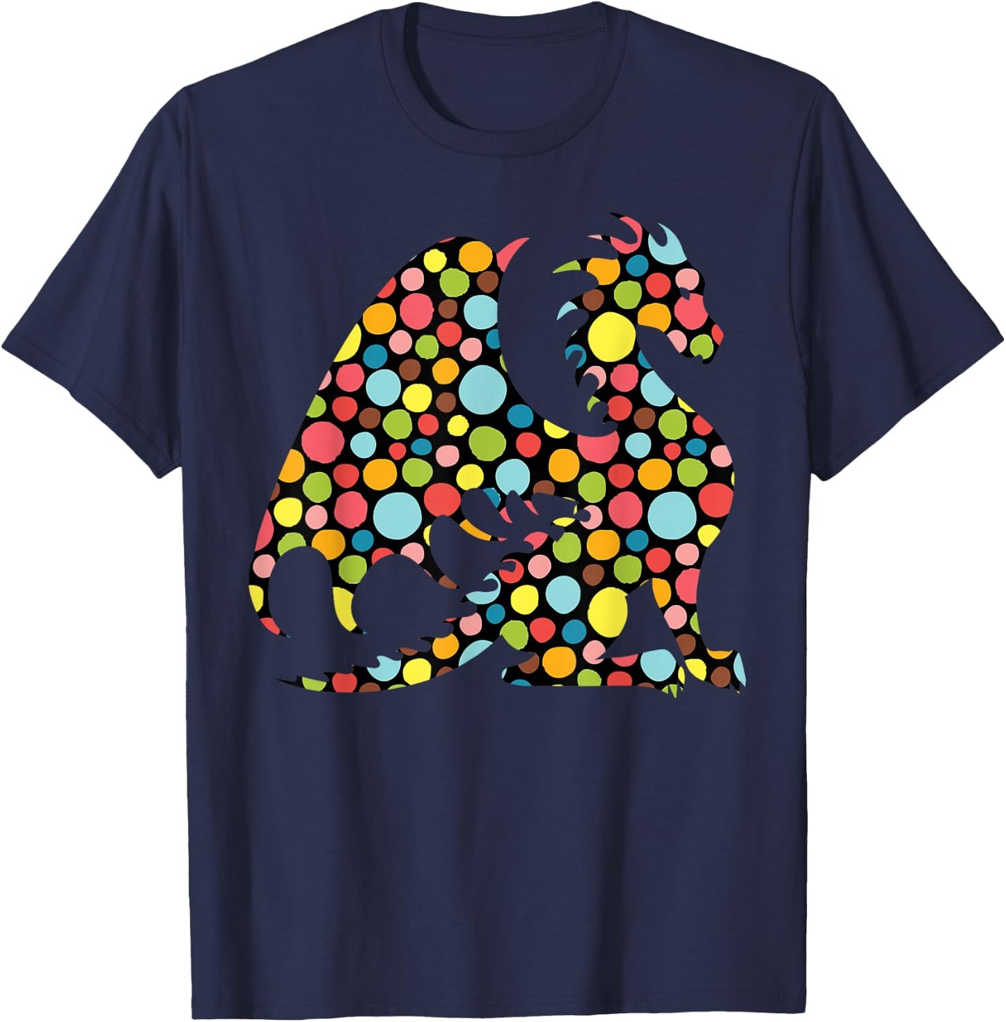 International Dot Day Dragon Dots Women Girls Kid Youth Teen T-Shirt - T-Shirt | Navy