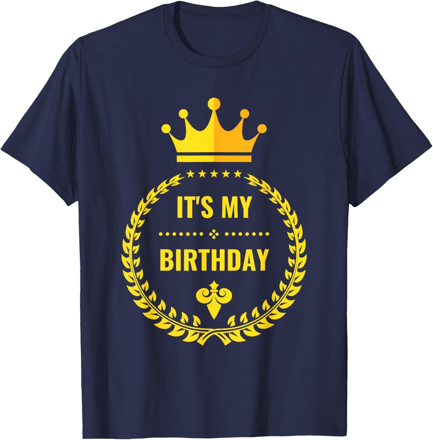It's My Birthday Girls Boys Kids Party Outfit T-Shirt - T-Shirt | Navy
