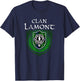 Clan Lamont Surname Scottish Clan Crest Tartan Badge T-Shirt - T-Shirt | Navy