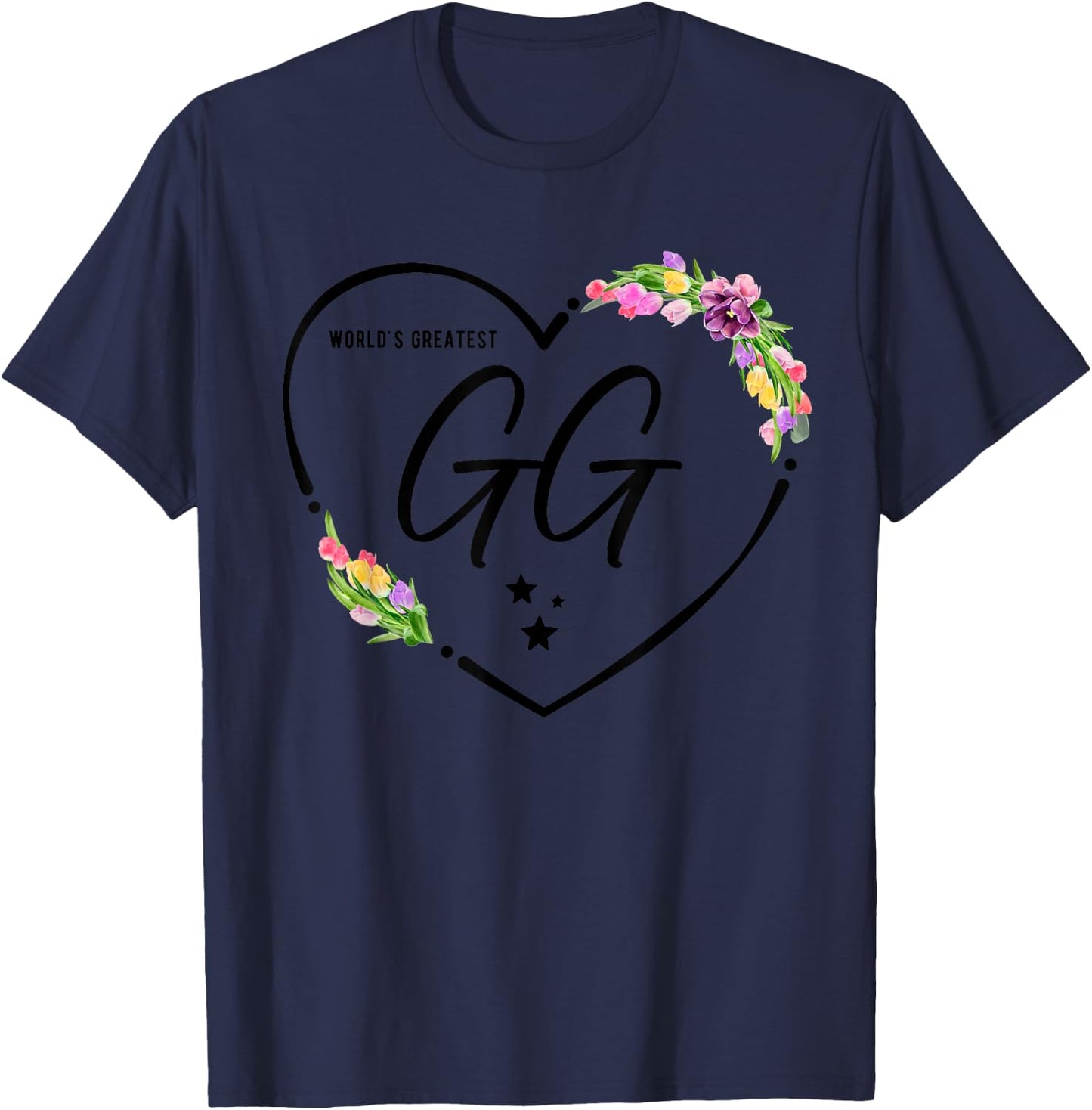 World's Greatest GG for the Best GG Ever T-Shirt - T-Shirt | Navy