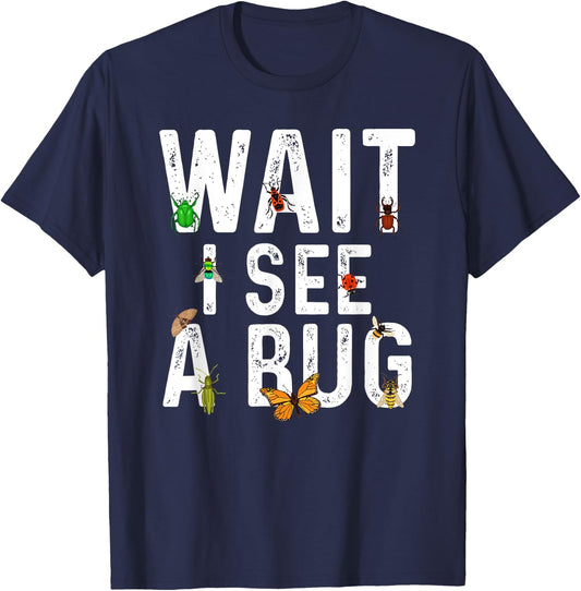Cool Entomology Women Kids Lady Bug Lover Insect T-Shirt - T-Shirt | Navy