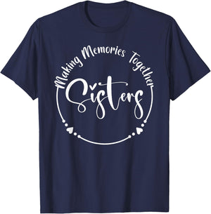 Love My Sister Cute Sisters T-Shirt - T-Shirt | Navy