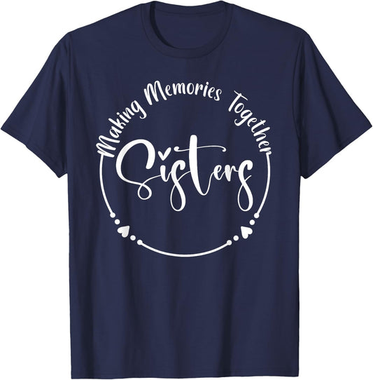 Love My Sister Cute Sisters T-Shirt - T-Shirt | Navy